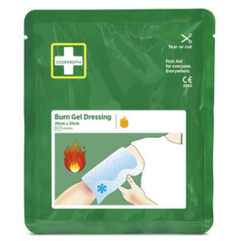 CEDERROTH Compresse gel pour brûlures Dressing, 300 x 400 mm