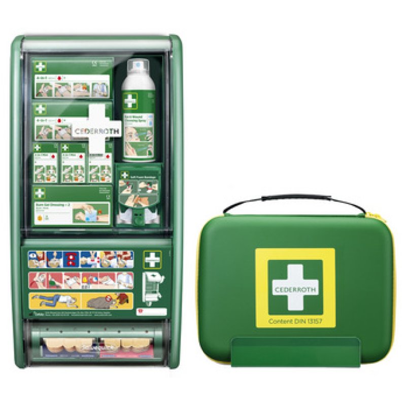 CEDERROTH Station de premiers secours Norme 13157, équipée
