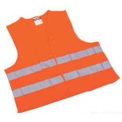 LEINA Gilet de signalisation/de sécurité, norme EN 471,