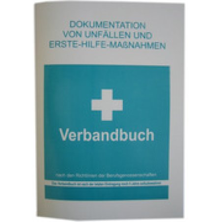 LEINA Verbandbuch, DIN A5, Farbe: weiß/grün