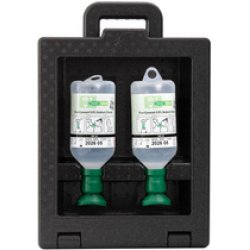 LEINA Station de rinçage oculaire IBOX, 2x 500ml de solution
