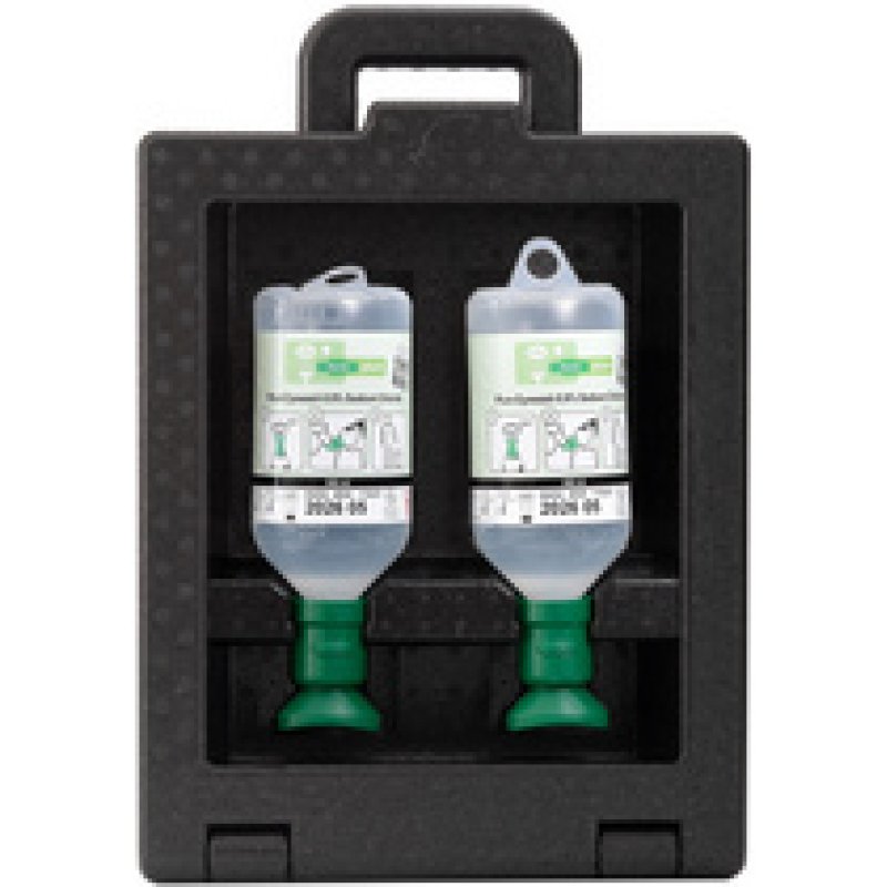 LEINA Station de rinçage oculaire IBOX, 2x 500ml de solution