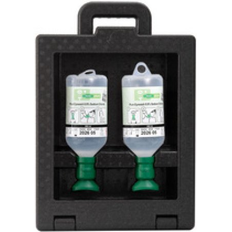 LEINA Station de rinçage oculaire IBOX, 2x 500ml de solution
