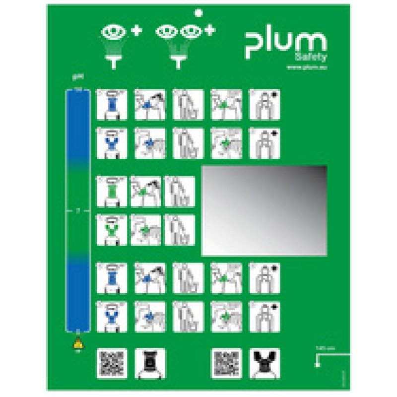 LEINA Station de rinçage oculaire IBOX, 2x 500ml de solution