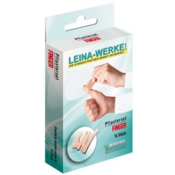 LEINA Kit de sparadrap "Doigt", 16 pièces, couleur chair