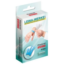 LEINA Kit de sparadraps "Détectable", 20 pièces, bleu