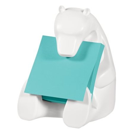 Post-it Distributeur Z-Notes Super Sticky "BEAR", blanc
