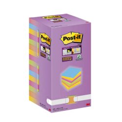 Post-it Bloc-note Super Sticky Notes, 76 x 76 mm Tower