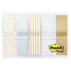 Post-it Marque-pages Index Mini Metallic, 11,9 x 43,2 mm