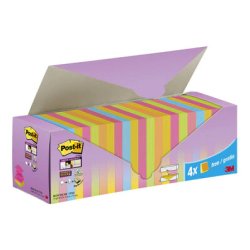 Post-it Bloc-note Super Sticky Z-Notes, 76 x 76 mm, 20 4