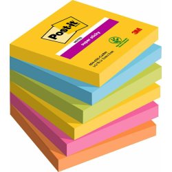 Post-it Bloc-note adhésif Super Sticky Notes, 76 x 76 mm