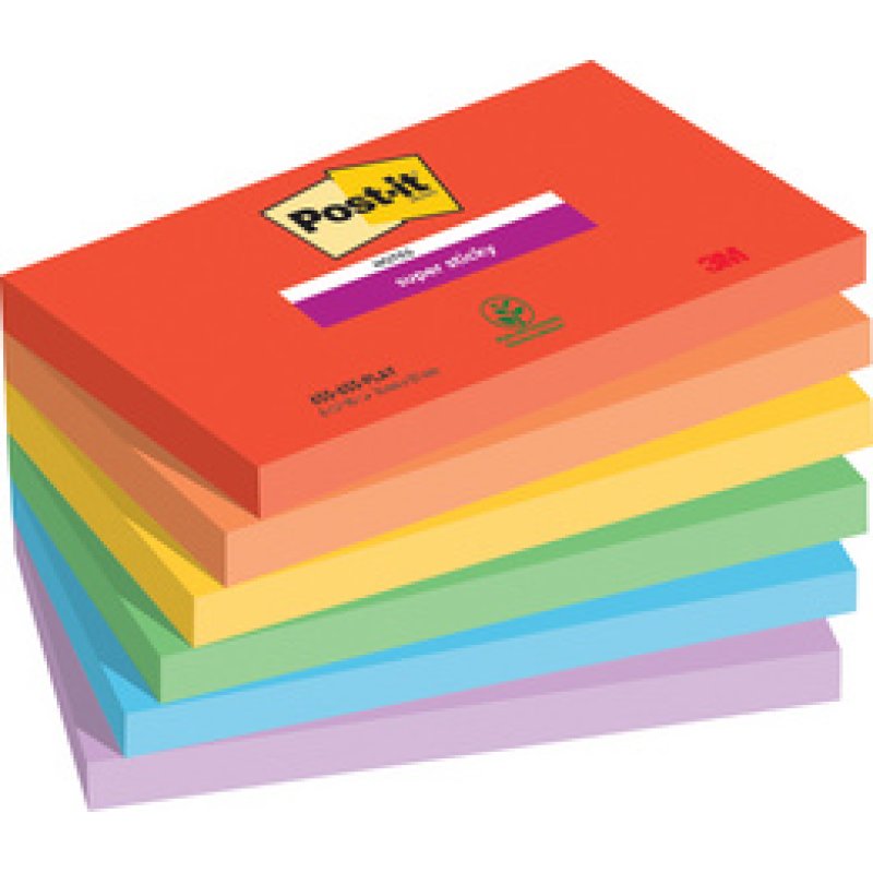 Post-it Bloc-note adhésif Super Sticky Notes, 127 x 76 mm