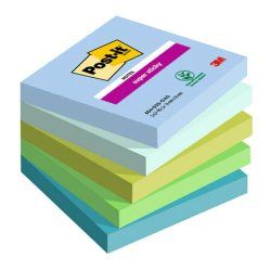 Post-It 654-5SS-OAS note paper Square Blue, Green 90 sheets Self-adhesive