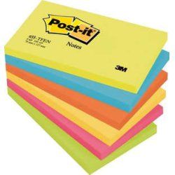 Post-It 655-TFEN Rectangle Multicolore 100 feuilles Auto-adhésif