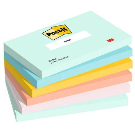 Post-it Bloc-note adhésif Notes, 127 x 76 mm, Beachside