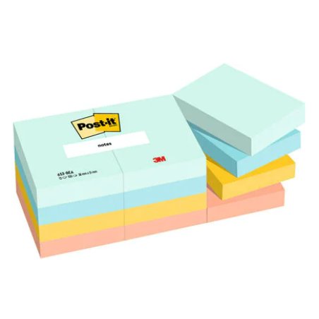 Post-it Bloc-note adhésif Notes, 51 x 38 mm, Beachside