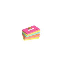 Post-It 7100259224 note paper Rectangle Blue, Green, Orange, Pink 100 sheets Self-adhesive