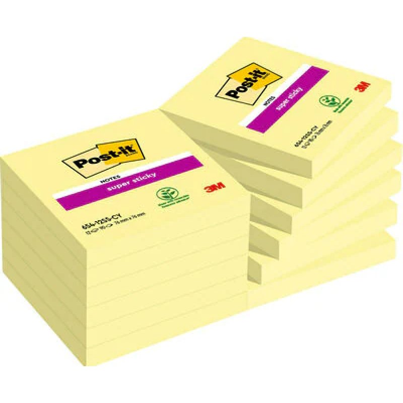 Post-It 7000048173 note paper Square Yellow 90 sheets Self-adhesive