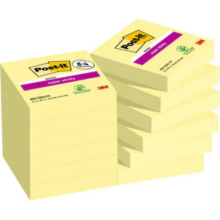 Post-It 622-SSCY-P8 4 note paper Square Yellow 90 sheets Self-adhesive