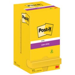 Post-it Bloc-note adhésif Super Sticky Notes, jaune