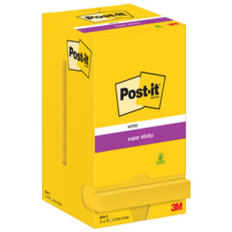Post-it Bloc-note adhésif Super Sticky Notes, jaune