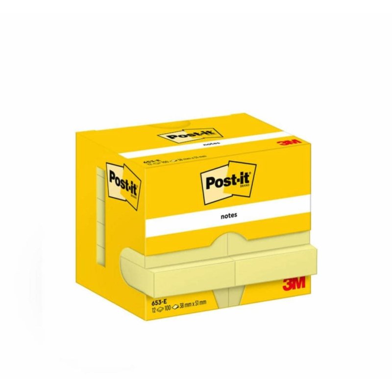 Post-It 7100290163 note paper Rectangle Yellow 100 sheets Self-adhesive