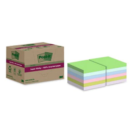 Post-It 7100284781 note paper Square Blue, Green, Pink, Purple, Yellow 70 sheets Self-adhesive