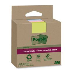 Post-It 7100284982 note paper Square Blue, Green, Pink 70 sheets Self-adhesive