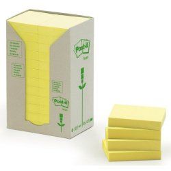 3M 653-1T self-adhesive label Yellow 100 pc(s)