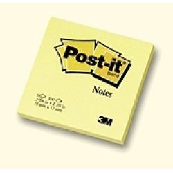 Post-It Notes Yellow, (6 pack) self-adhesive label Square