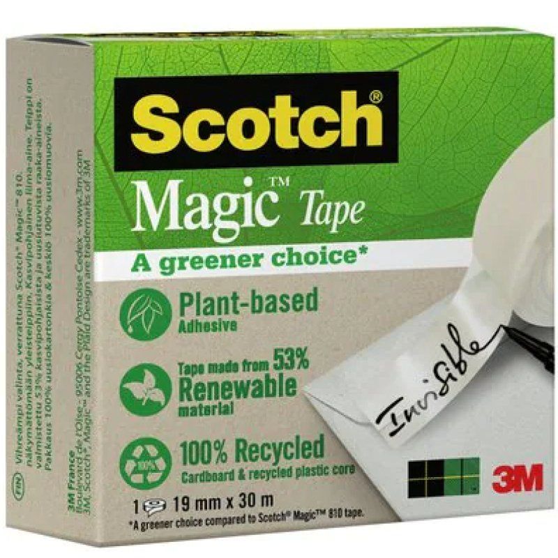 3M Magic 30 m Cellulose Transparent 1 pièce(s)
