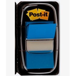 Post-it Marque-pages Index, 25,4 x 43,2 mm, bleu