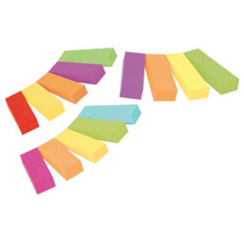 Post-it Marque-pages en papier, 15 x 50 mm, couleurs