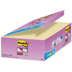Post-it Bloc-note Super Sticky Notes, 48 x 48 mm, jaune