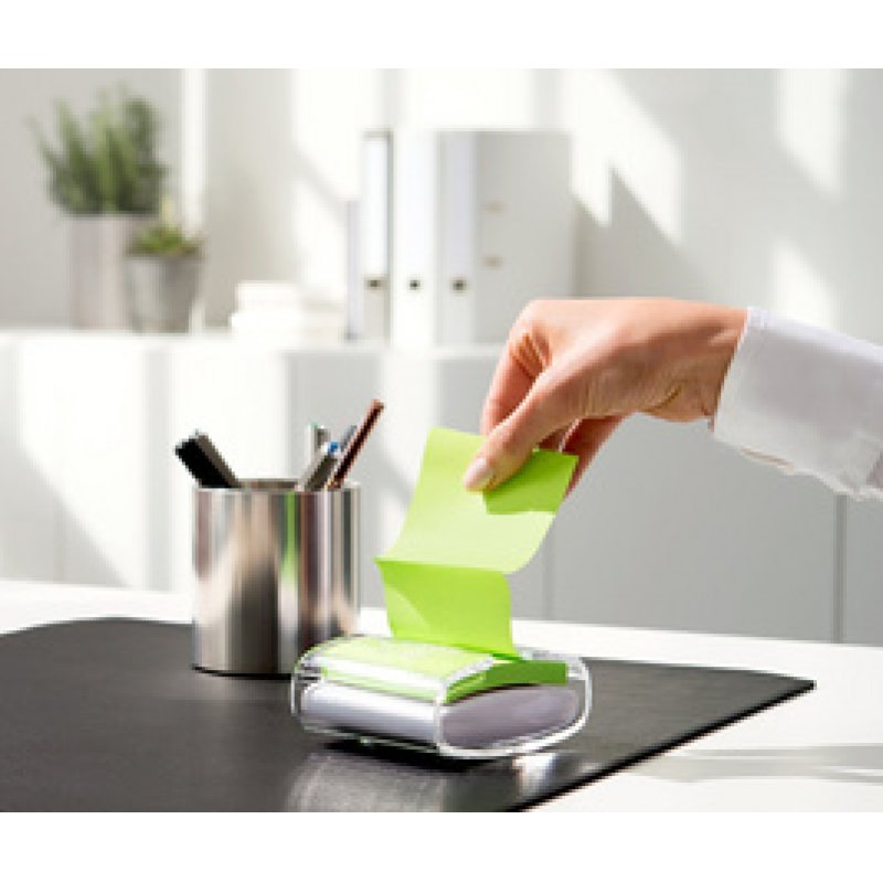 Post-it Distributeur Z-Notes, blanc, équipé