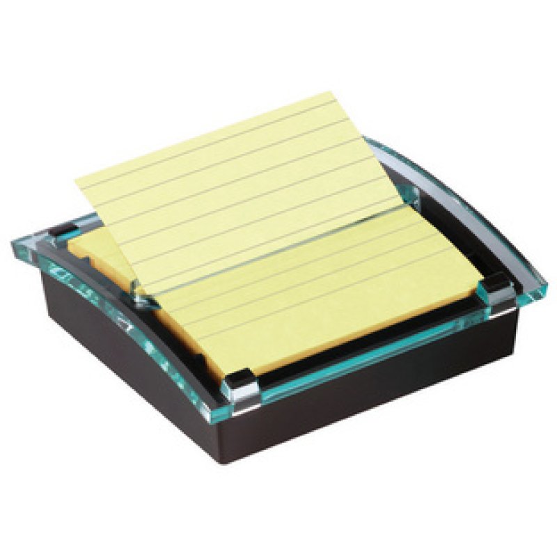 Post-it Distributeur Z-Notes, noir/transparent, 1 bloc
