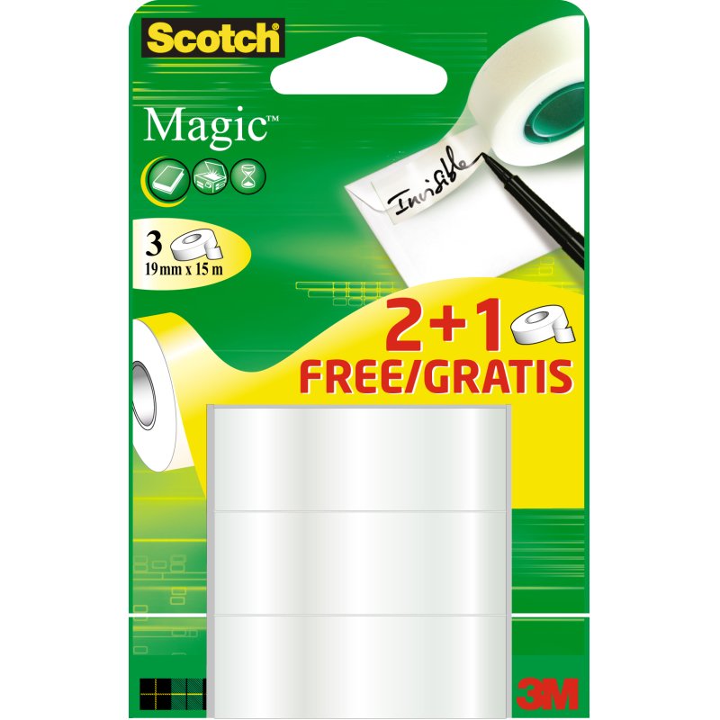 3M Ruban Adhésif Scotch Magic
