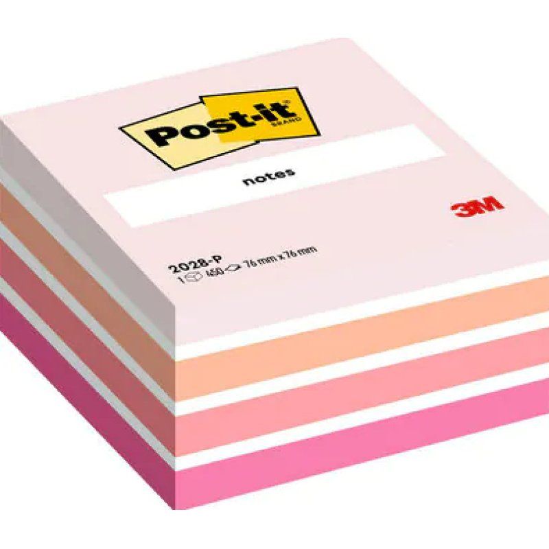 Post-It 2028-P note paper Square Orange, Pink, White 450 sheets Self-adhesive