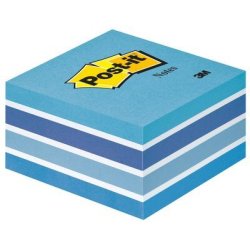 Post-It 7000033875 Carré Bleu 450 feuilles Auto-adhésif