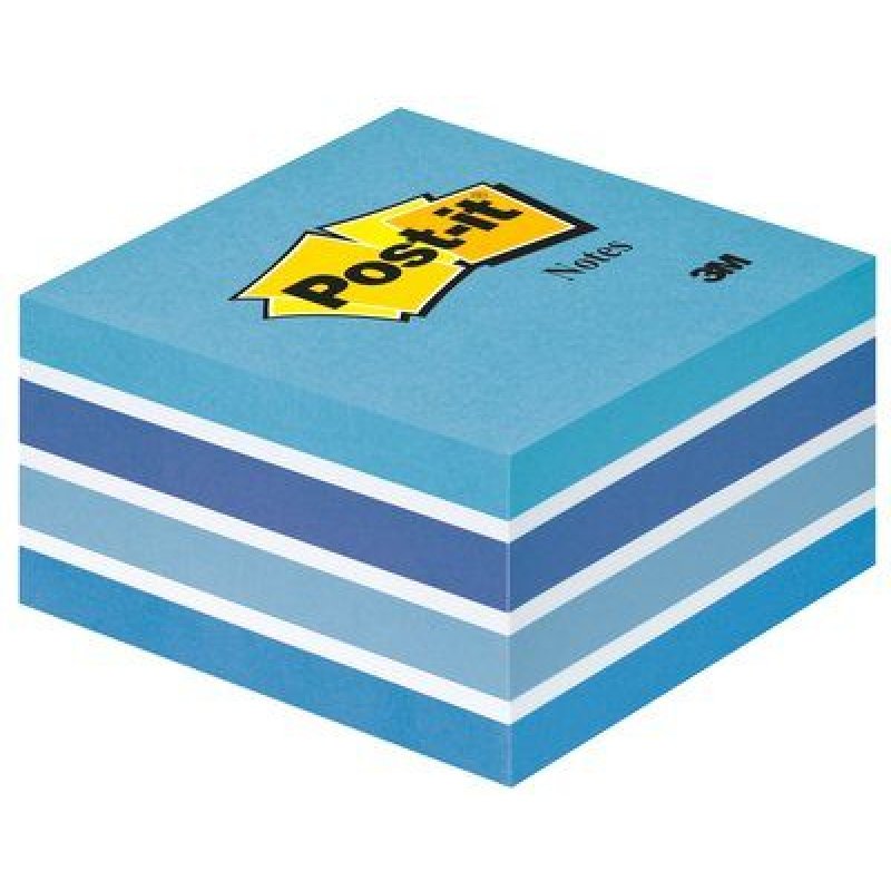 Post-It 7000033875 Carré Bleu 450 feuilles Auto-adhésif