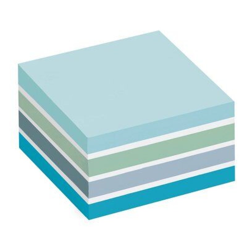 Post-it Bloc-note cube, 76 x 76 mm, assorti Light Relax