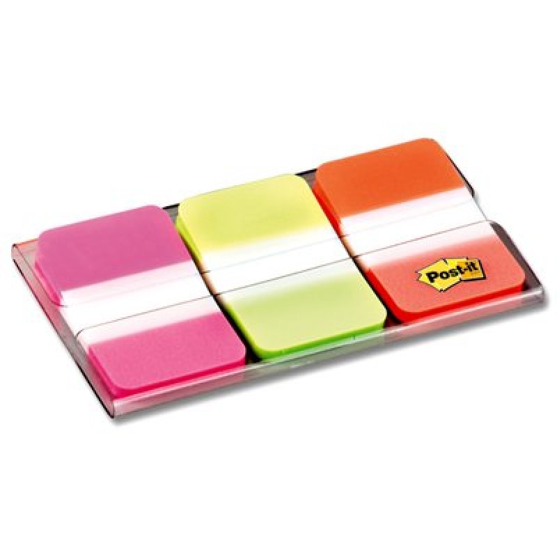 Post-it Marque-pages Index Strong, 25,4 x 38 mm, 3 couleurs