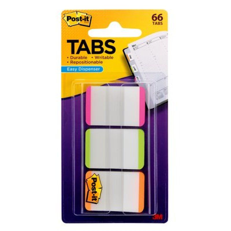 Post-it Marque-pages Index Strong, 25,4 x 38 mm