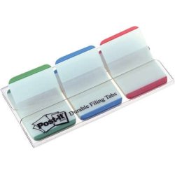 3M 686L-GBR note paper Rectangle Blue, Green, Red 22 sheets Self-adhesive