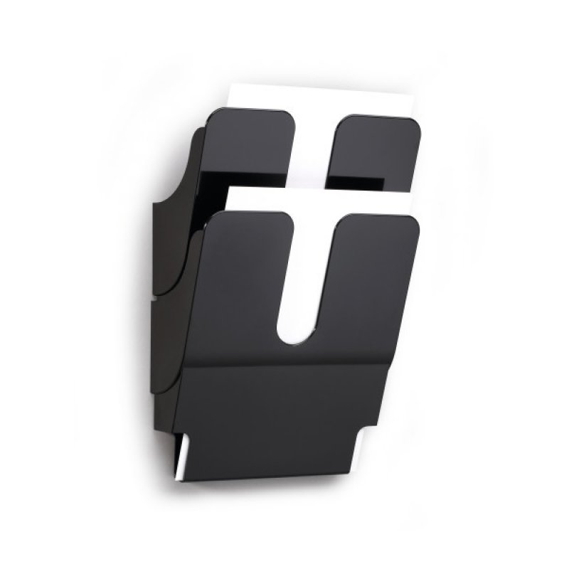 Durable FLEXIPLUS Présentoir à livres 2 étagères Noir