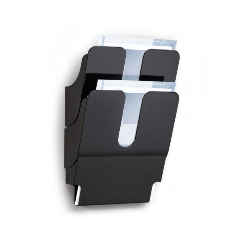 Durable FLEXIPLUS Présentoir à livres 2 étagères Noir