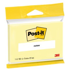 Post-It 6830 note paper Rectangle Yellow 100 sheets Self-adhesive