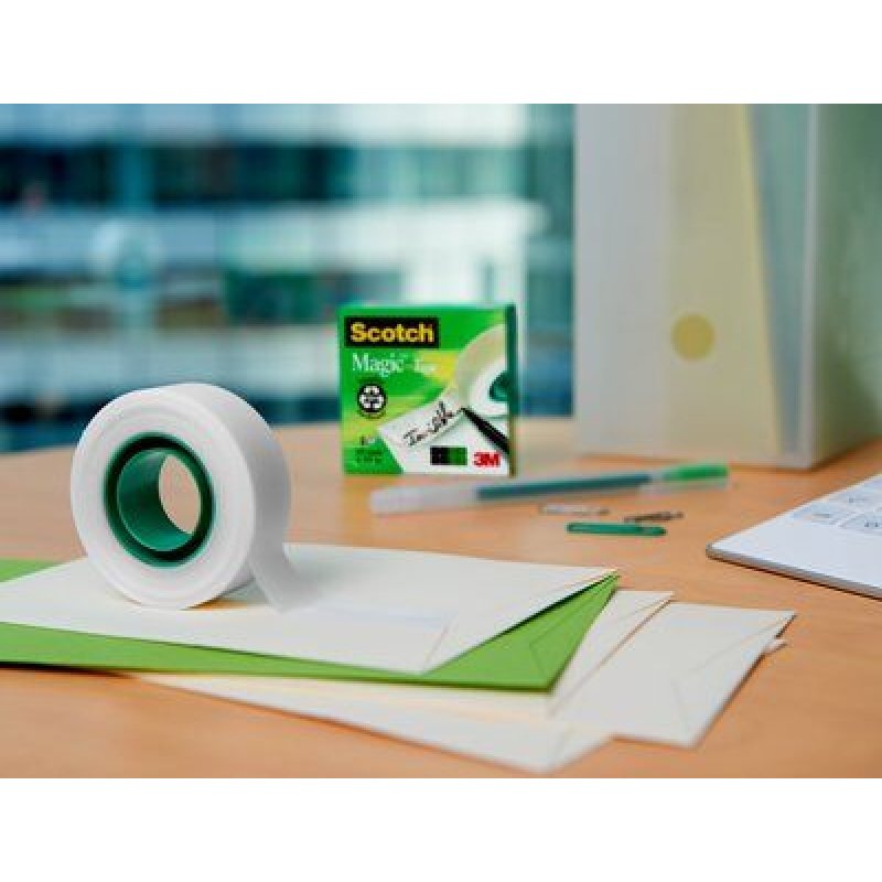 3M Scotch Ruban adhésif Magic 810, 12 mm x 33 m, invisible