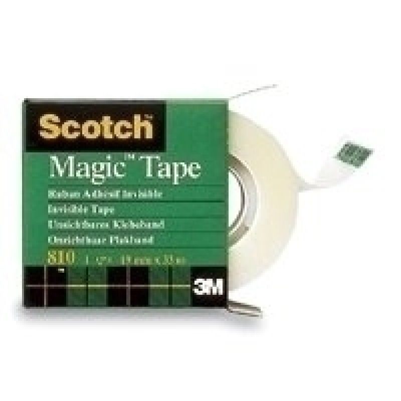 Scotch Magic Tape 810 66 m Fiber, Paper