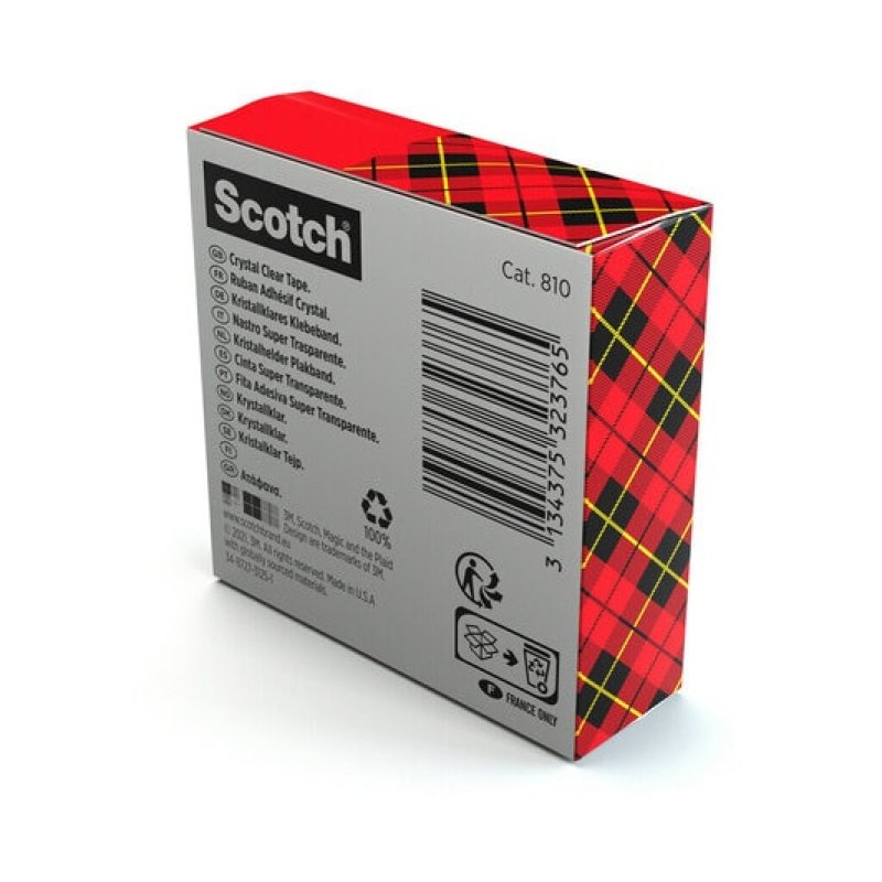 Scotch 7100027387 Adhésif de bureau 33 m Transparent 1 pièce(s)